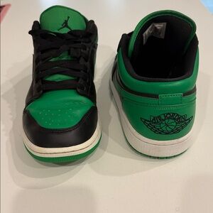 Nike Air Jordan’s Green and Black Sneakers